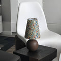 Floral Table Lamp with Ceramic Base-Lighting > Table Lamps-casanuva-casanuva