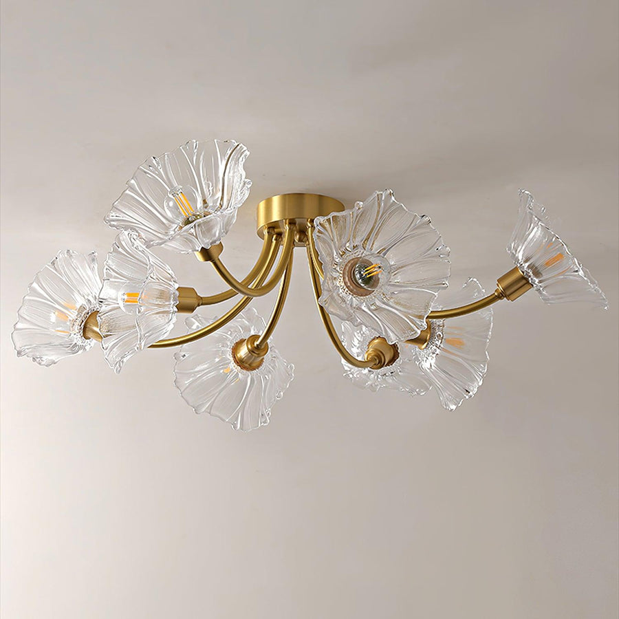 Flower Glass Ceiling Lamp-Lighting > Ceiling Lights-casanuva-casanuva