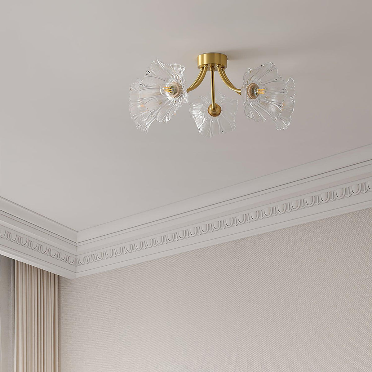 Flower Glass Ceiling Lamp-Lighting > Ceiling Lights-casanuva-casanuva