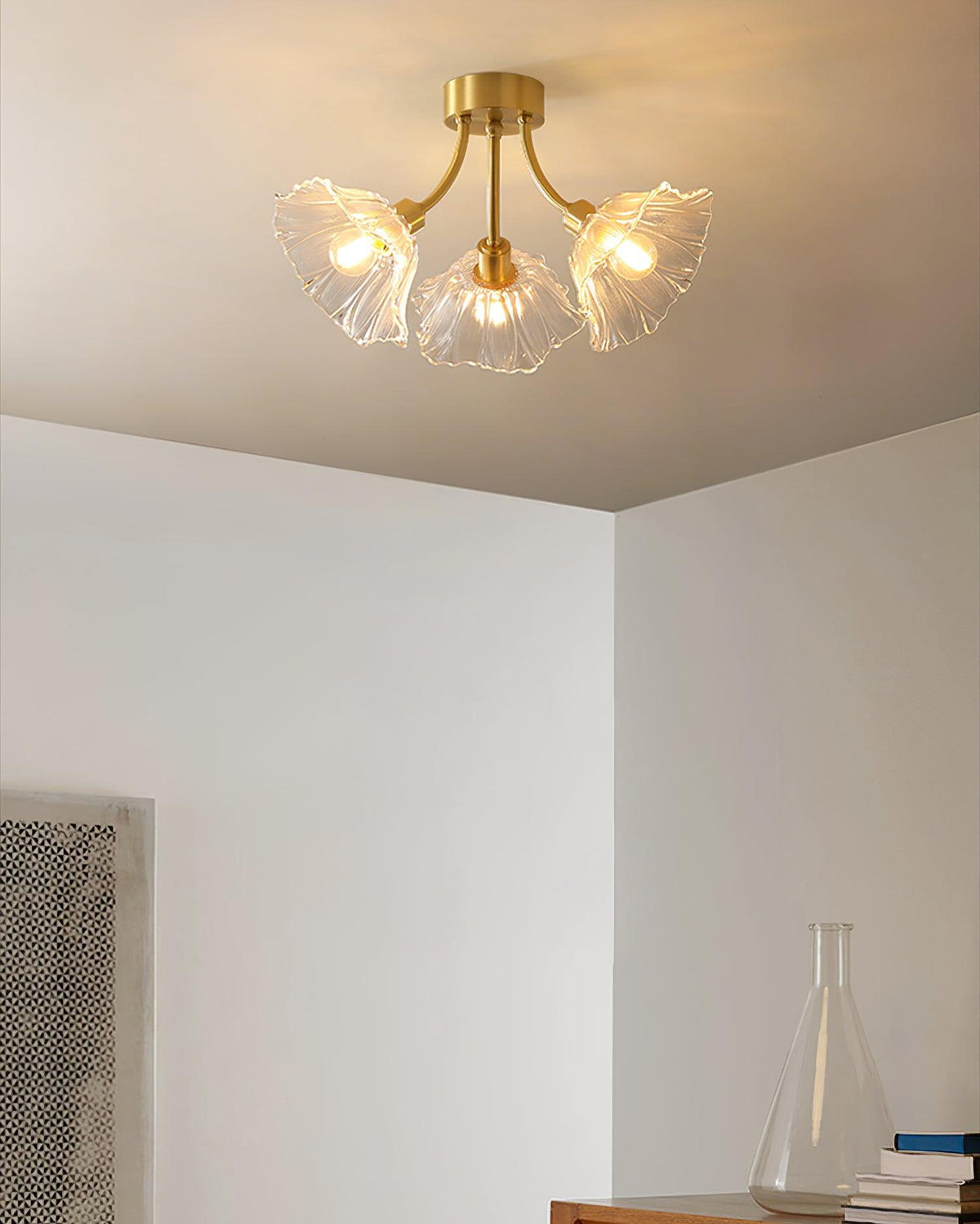 Flower Glass Ceiling Lamp-Lighting > Ceiling Lights-casanuva-casanuva
