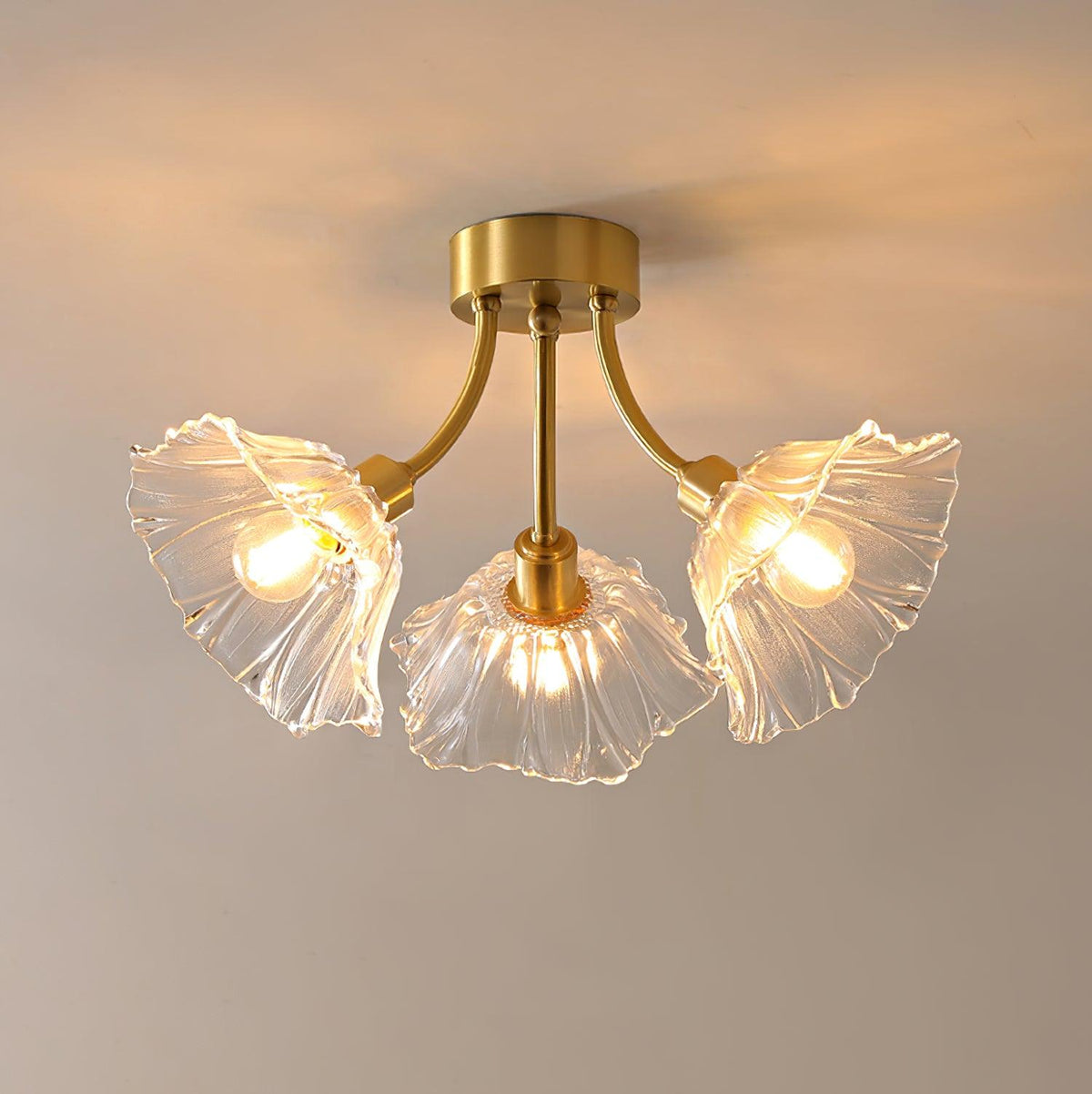 Flower Glass Ceiling Lamp-Lighting > Ceiling Lights-casanuva-casanuva