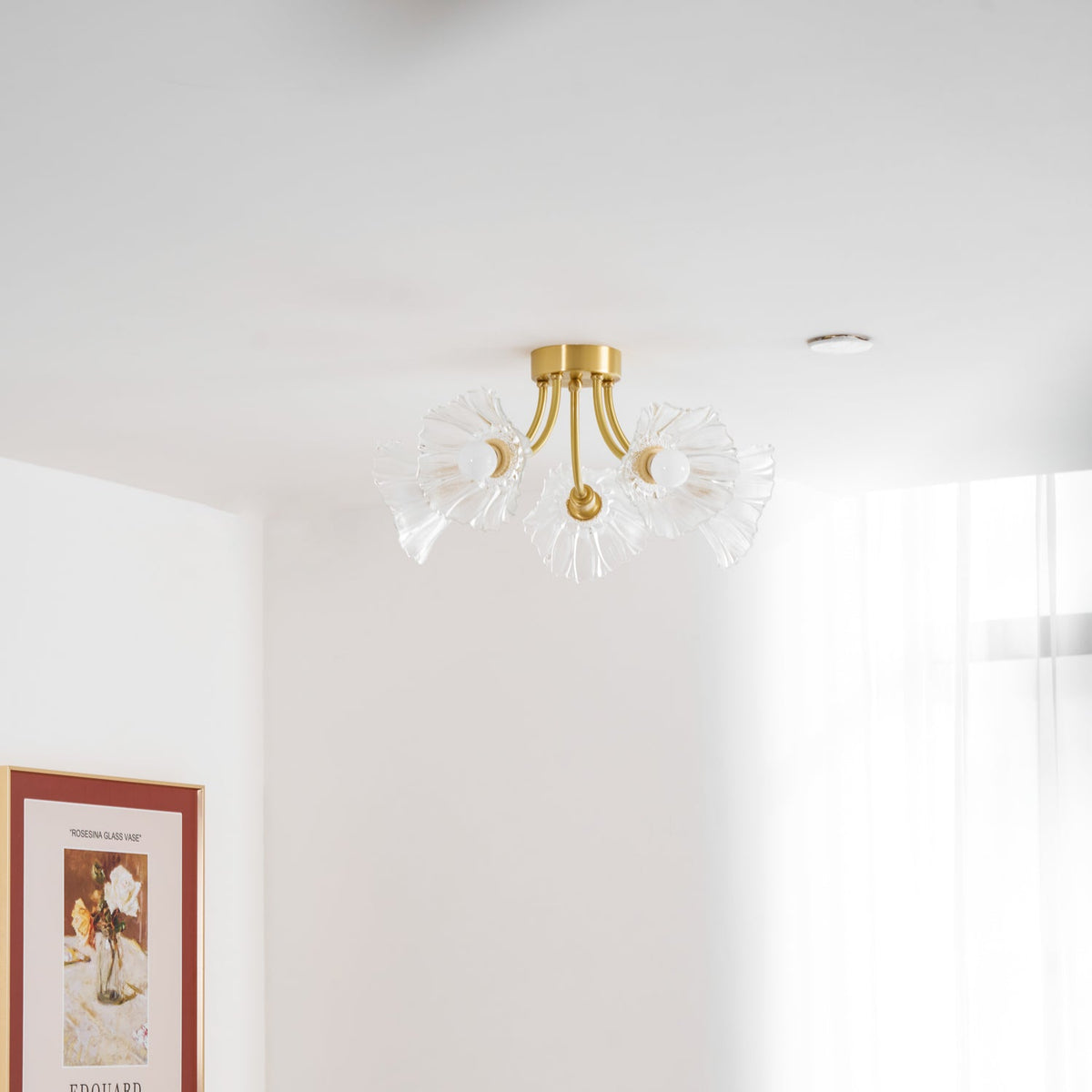 Flower Glass Ceiling Lamp-Lighting > Ceiling Lights-casanuva-casanuva