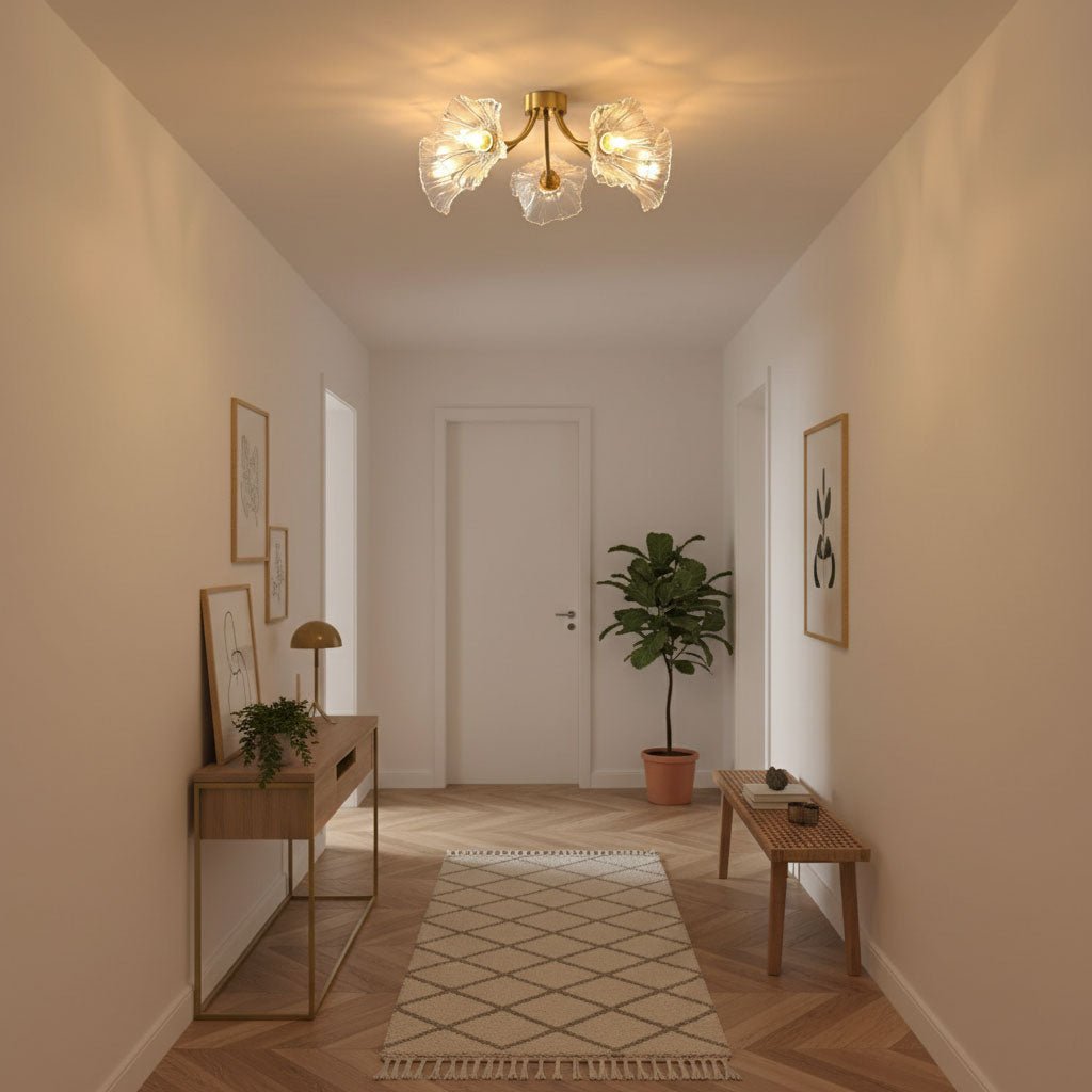 Flower Glass Ceiling Lamp-Lighting > Ceiling Lights-casanuva-casanuva