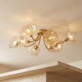 Flower Glass Ceiling Lamp-Lighting > Ceiling Lights-casanuva-casanuva