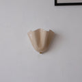 Flower Glass Wall Light-Lighting > Wall Lights-casanuva-28cmx13cmx25.5cm-Beige White-casanuva