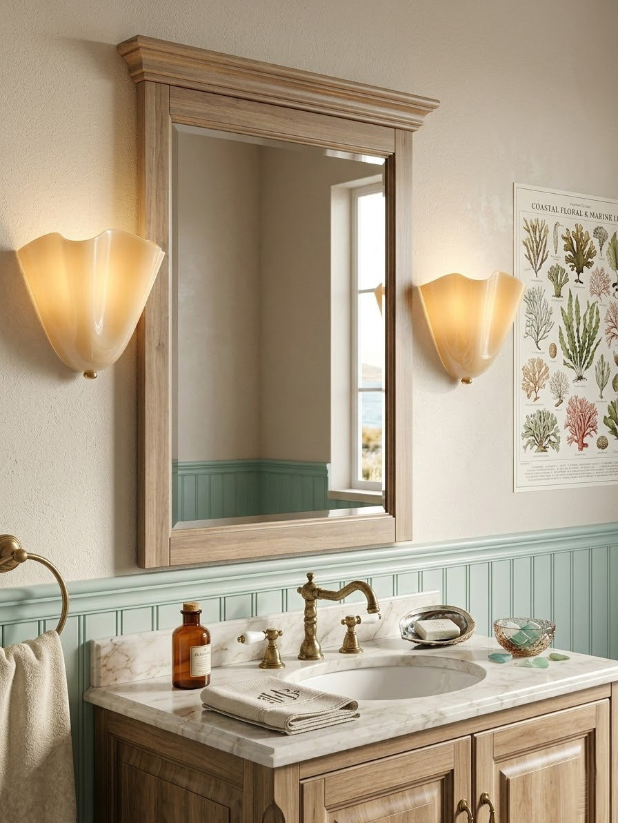 Flower Glass Wall Light-Lighting > Wall Lights-casanuva-casanuva