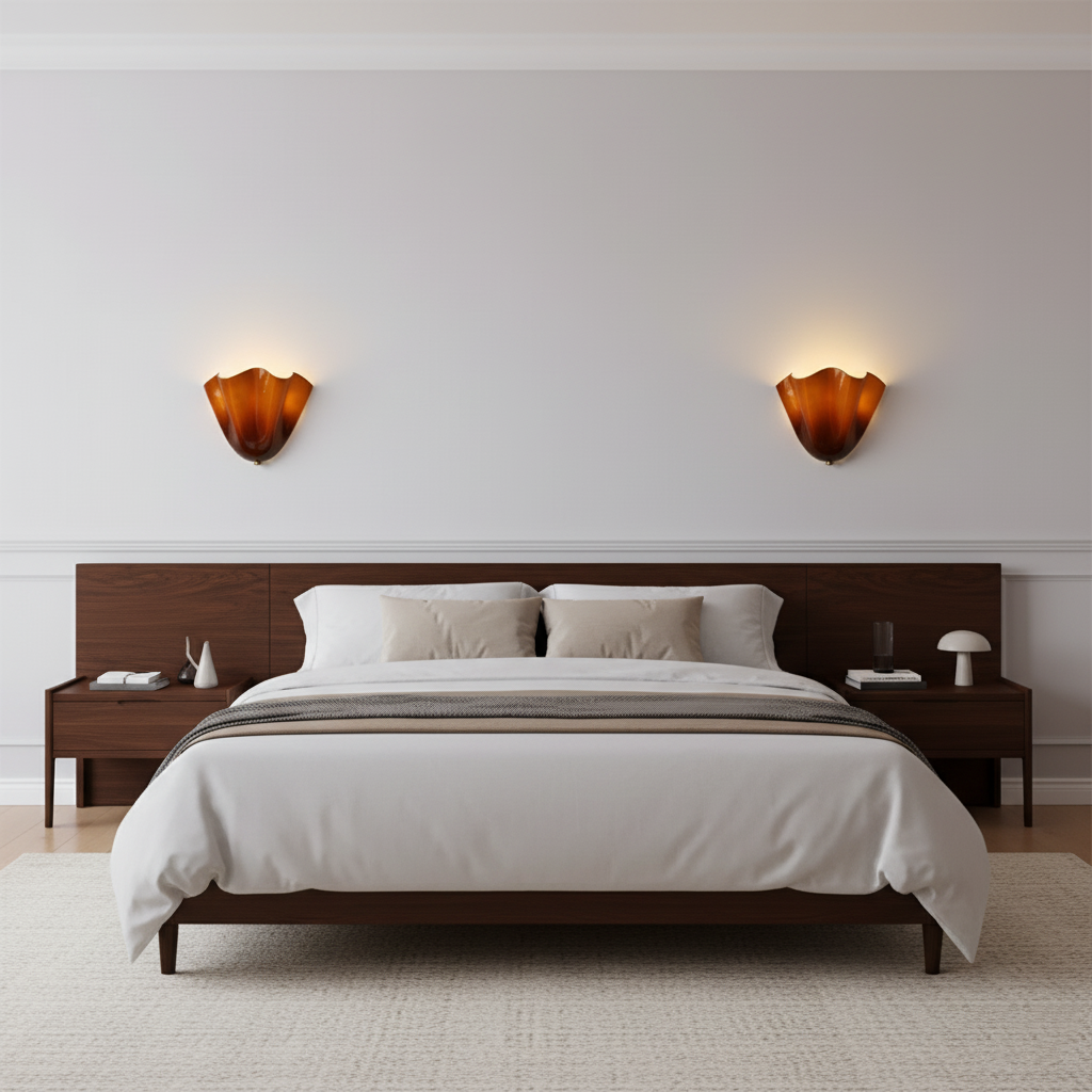 Flower Glass Wall Light-Lighting > Wall Lights-casanuva-casanuva