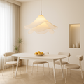 Flower Pendant Light with Decorative Design-Lighting > Pendant Lights-casanuva-Gold & White-50cm x 28cm-casanuva