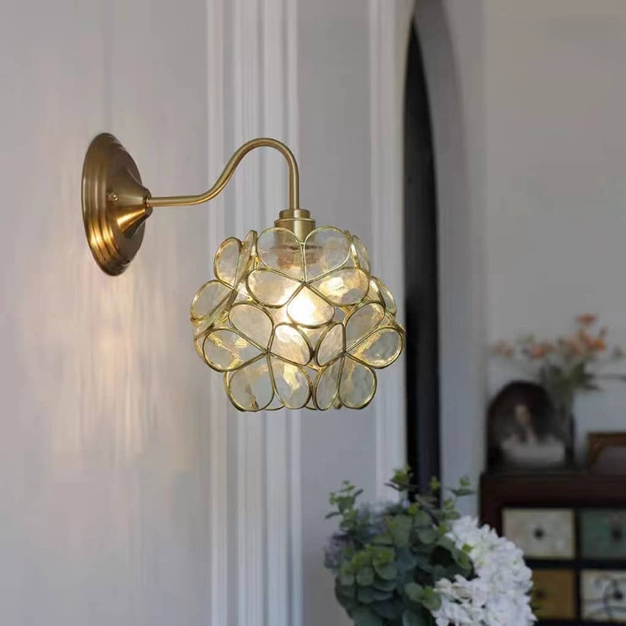 Flower Petal Glass Wall Light-Lighting > Wall Lights-casanuva-casanuva