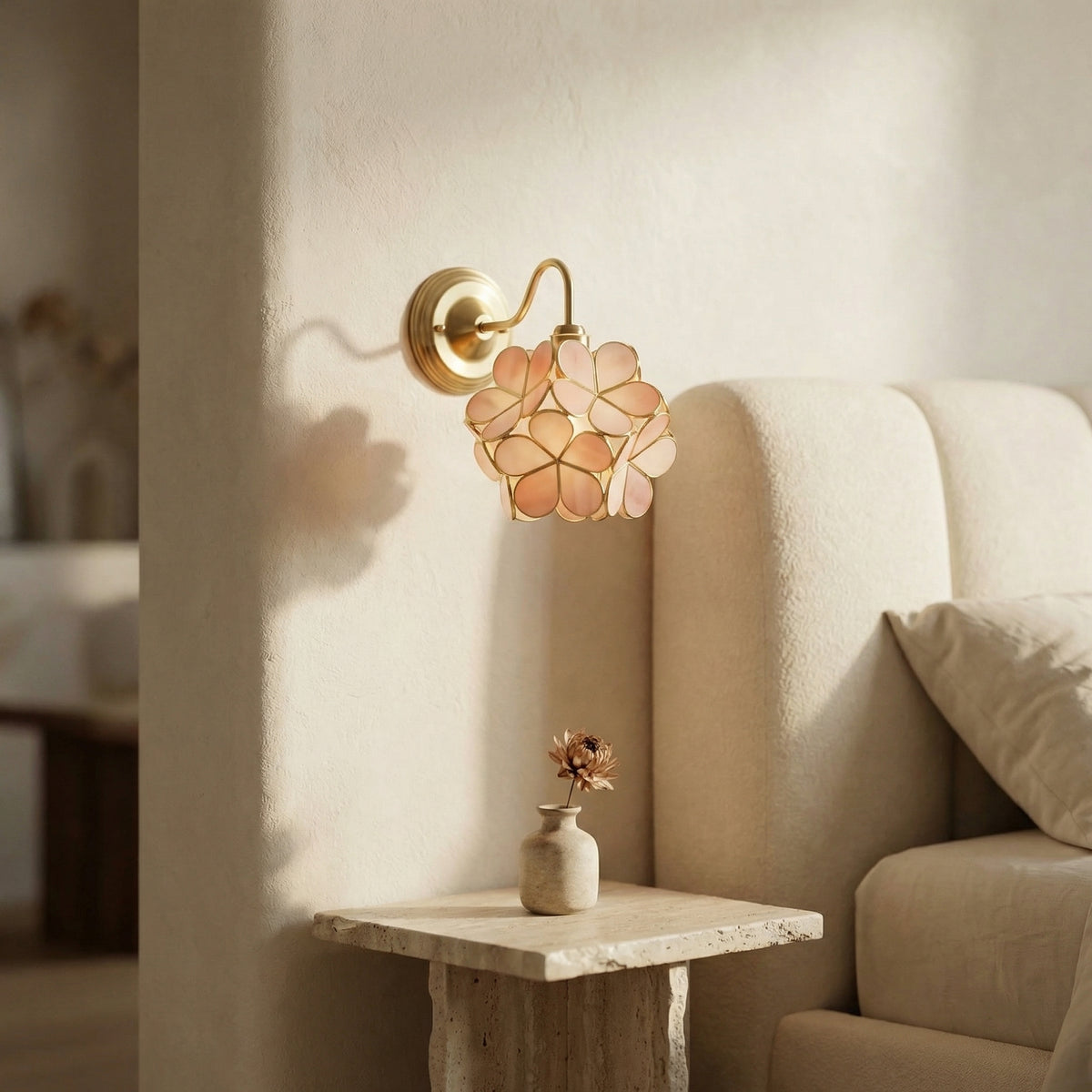 Flower Petal Glass Wall Light-Lighting > Wall Lights-casanuva-casanuva