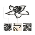 Flower Shape Iron LED Ceiling Light for Living Room-Lighting > Ceiling Lights-casanuva-casanuva