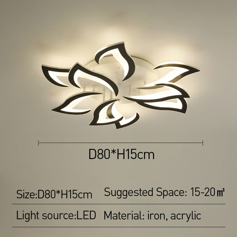Flower Shape Iron LED Ceiling Light for Living Room-Lighting > Ceiling Lights-casanuva-casanuva