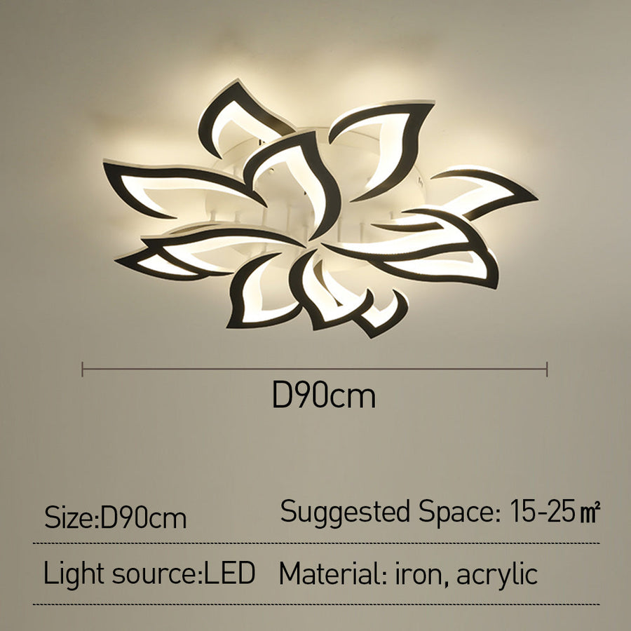 Flower Shape Iron LED Ceiling Light for Living Room-Lighting > Ceiling Lights-casanuva-casanuva
