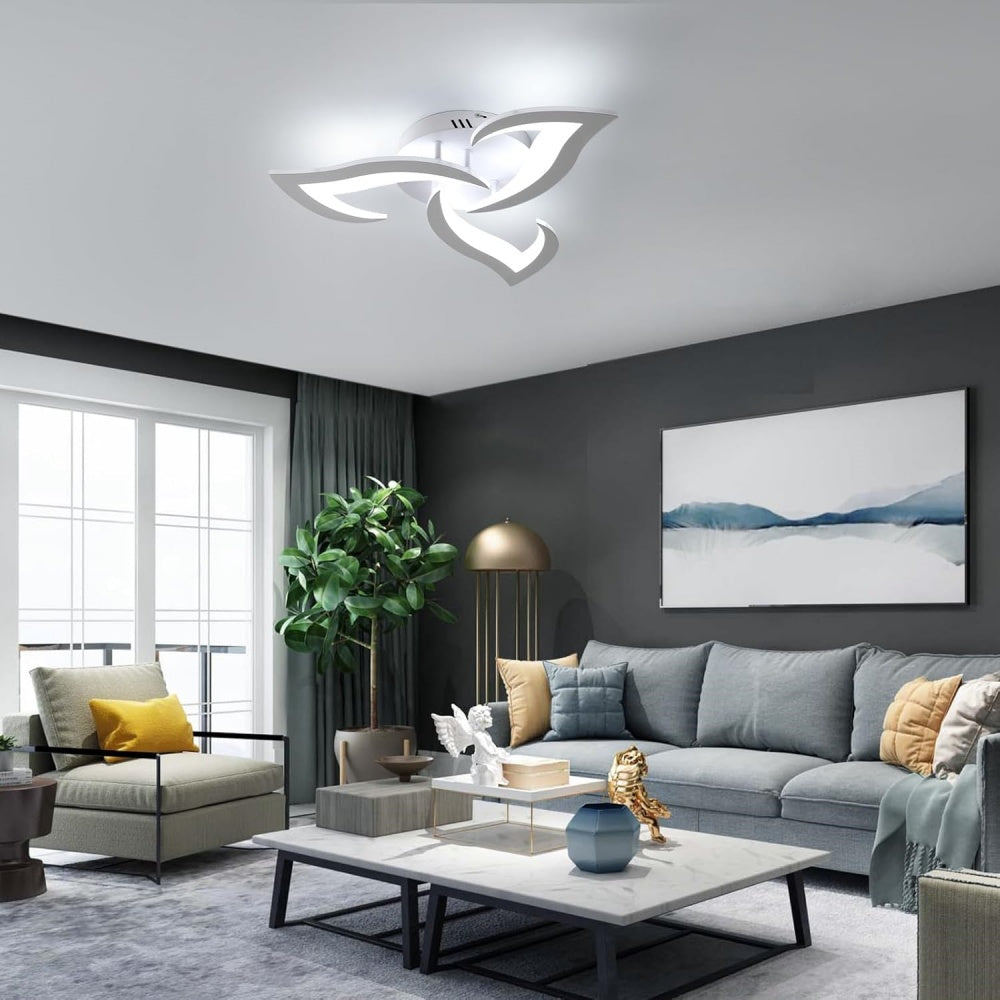 Flower Shape Iron LED Ceiling Light for Living Room-Lighting > Ceiling Lights-casanuva-casanuva