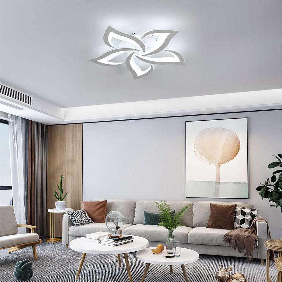 Flower Shape Iron LED Ceiling Light for Living Room-Lighting > Ceiling Lights-casanuva-casanuva