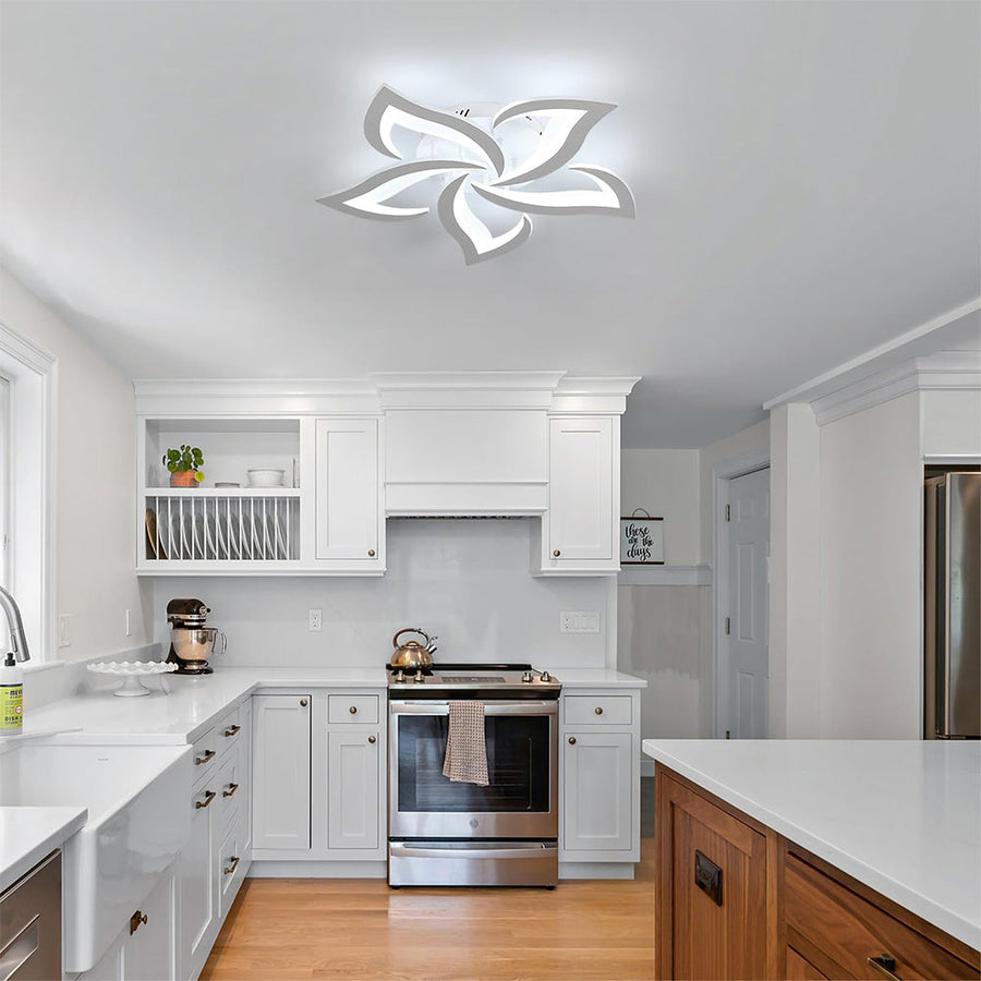 Flower Shape Iron LED Ceiling Light for Living Room-Lighting > Ceiling Lights-casanuva-casanuva