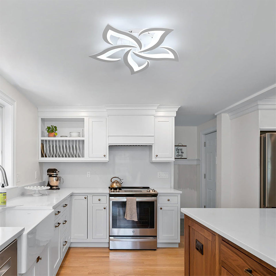 Flower Shape Iron LED Ceiling Light for Living Room-Lighting > Ceiling Lights-casanuva-casanuva