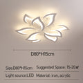 Flower Shape Iron LED Ceiling Light for Living Room-Lighting > Ceiling Lights-casanuva-casanuva