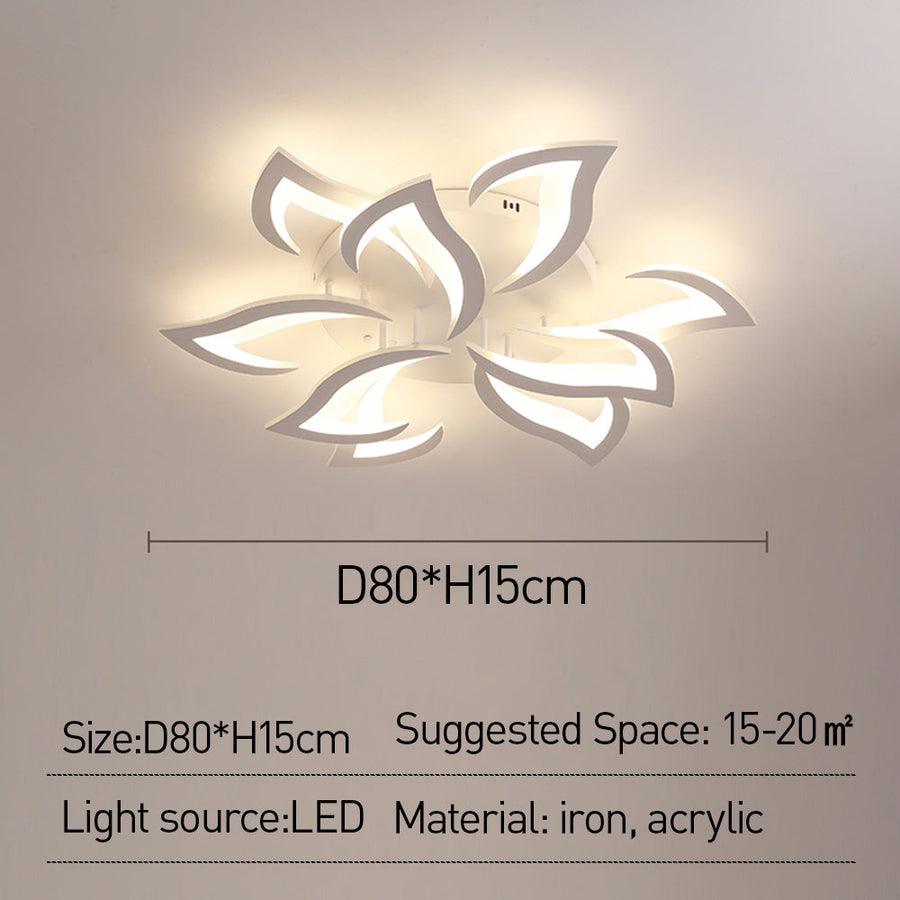 Flower Shape Iron LED Ceiling Light for Living Room-Lighting > Ceiling Lights-casanuva-casanuva