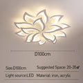 Flower Shape Iron LED Ceiling Light for Living Room-Lighting > Ceiling Lights-casanuva-casanuva