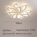 Flower Shape Iron LED Ceiling Light for Living Room-Lighting > Ceiling Lights-casanuva-casanuva