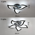 Flower Shape Iron LED Ceiling Light for Living Room-Lighting > Ceiling Lights-casanuva-casanuva