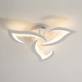 Flower Shape Iron LED Ceiling Light for Living Room-Lighting > Ceiling Lights-casanuva-White-3 Lights D55*H8cm-White Light-casanuva