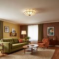 Flower Shaped Glass Recessed Ceiling Light Fixture-Lighting > Ceiling Lights-casanuva-casanuva
