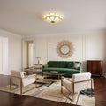 Flower Shaped Glass Recessed Ceiling Light Fixture-Lighting > Ceiling Lights-casanuva-casanuva