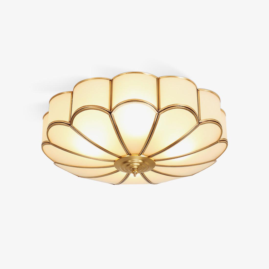 Flower Shaped Glass Recessed Ceiling Light Fixture-Lighting > Ceiling Lights-casanuva-casanuva