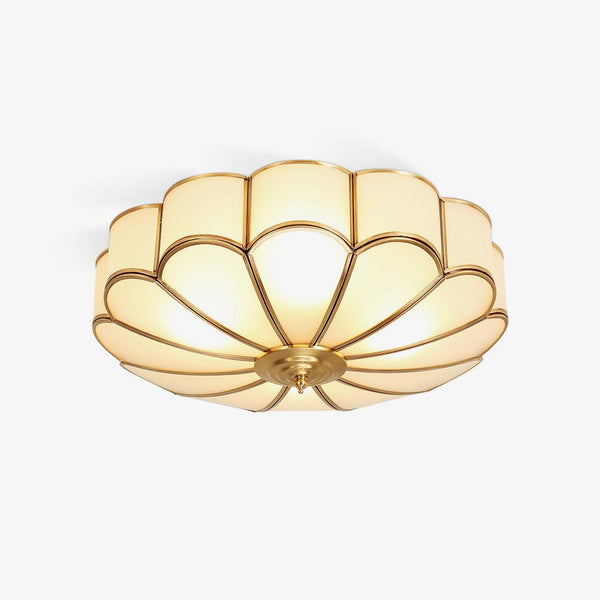 Flower Shaped Glass Recessed Ceiling Light Fixture-Lighting > Ceiling Lights-casanuva-casanuva