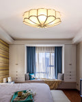Flower Shaped Glass Recessed Ceiling Light Fixture-Lighting > Ceiling Lights-casanuva-casanuva