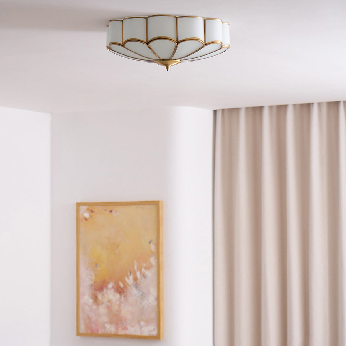 Flower Shaped Glass Recessed Ceiling Light Fixture-Lighting > Ceiling Lights-casanuva-casanuva