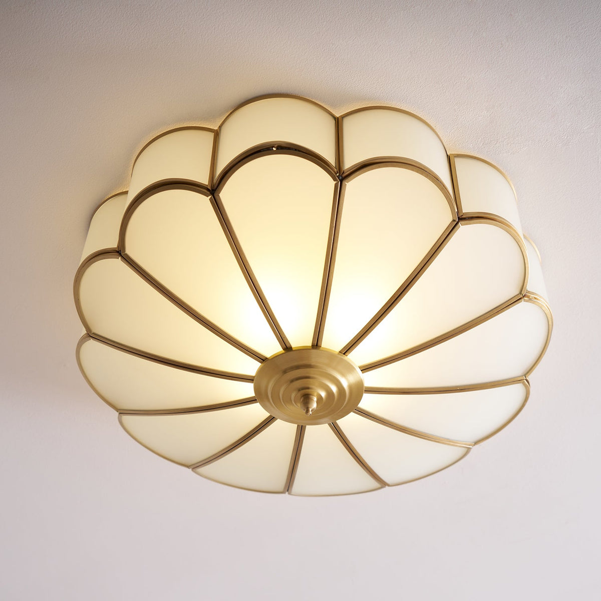 Flower Shaped Glass Recessed Ceiling Light Fixture-Lighting > Ceiling Lights-casanuva-casanuva