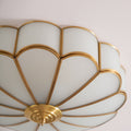 Flower Shaped Glass Recessed Ceiling Light Fixture-Lighting > Ceiling Lights-casanuva-casanuva