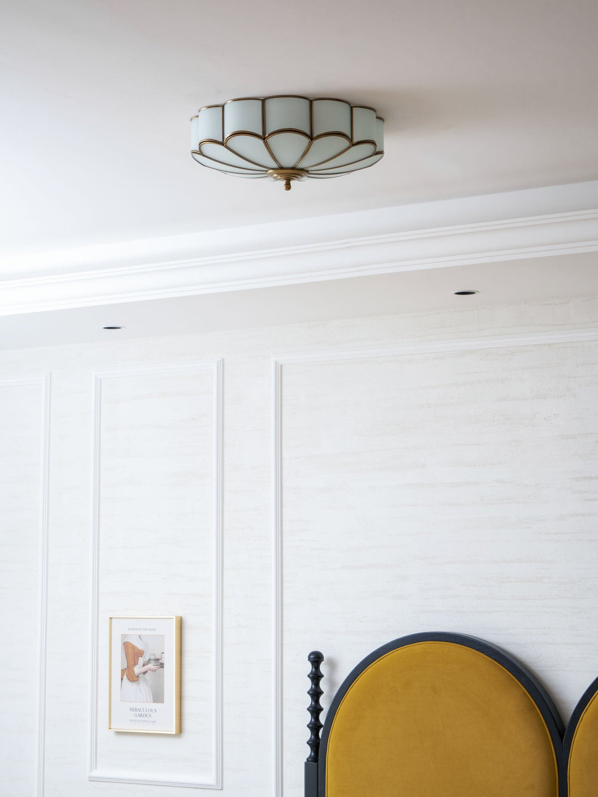 Flower Shaped Glass Recessed Ceiling Light Fixture-Lighting > Ceiling Lights-casanuva-casanuva