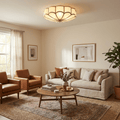 Flower Shaped Glass Recessed Ceiling Light Fixture-Lighting > Ceiling Lights-casanuva-casanuva