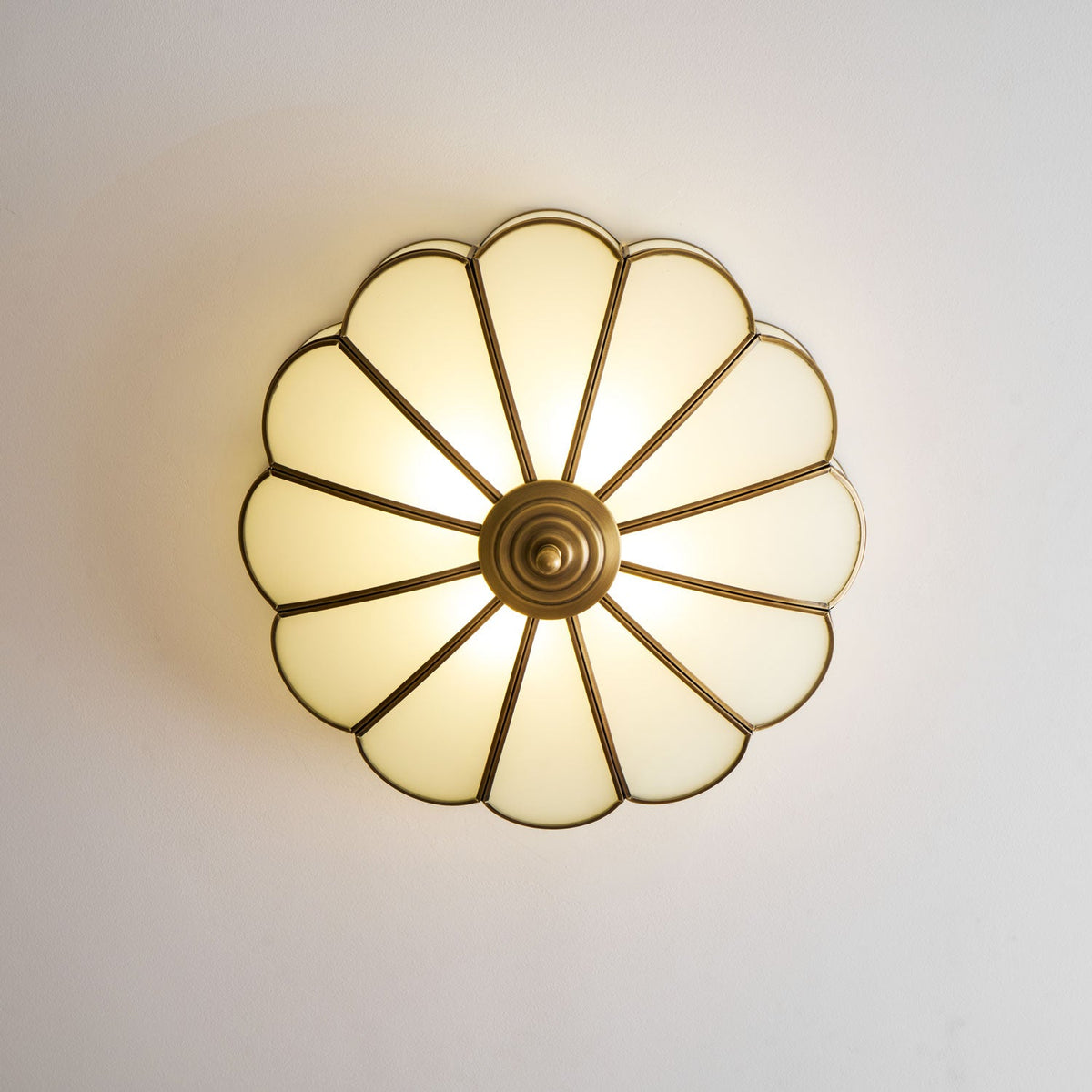Flower Shaped Glass Recessed Ceiling Light Fixture-Lighting > Ceiling Lights-casanuva-casanuva