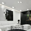 Flush Ceiling Light Nordic Style Indoor Lighting-Lighting > Ceiling Lights-casanuva-White-D14 × H7 cm(12W)-White Light-casanuva