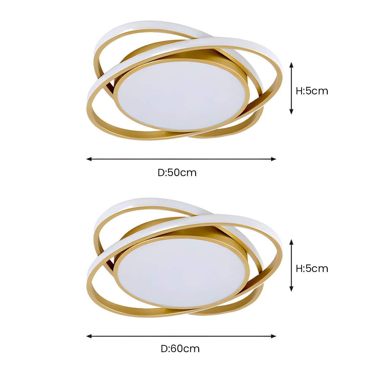 Flush Mount Ceiling Lamp for Bedroom with Stylish Design-Lighting > Ceiling Lights-casanuva-casanuva
