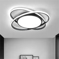 Flush Mount Ceiling Lamp for Bedroom with Stylish Design-Lighting > Ceiling Lights-casanuva-Black-D60*H5cm-3 Color Change-casanuva