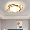 Flush Mount Ceiling Lamp for Bedroom with Stylish Design-Lighting > Ceiling Lights-casanuva-Gold-D50*H5cm-3 Color Change-casanuva