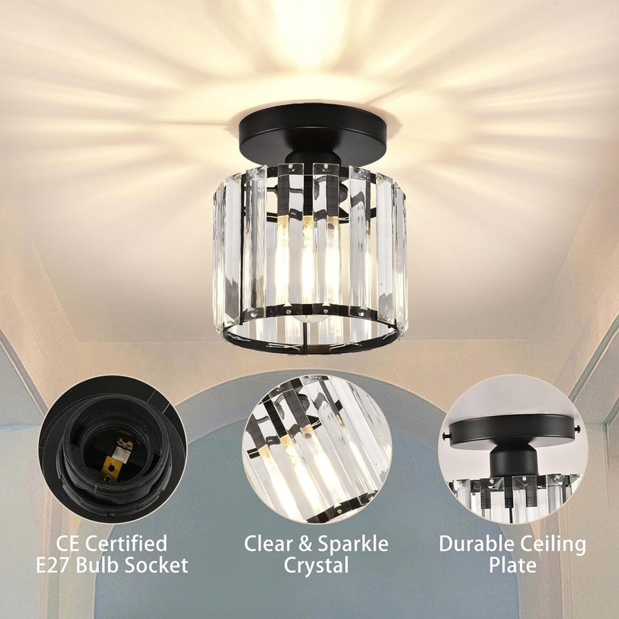 Flush Mount Ceiling Light 1-Light Modern Design-Lighting > Ceiling Lights-casanuva-casanuva