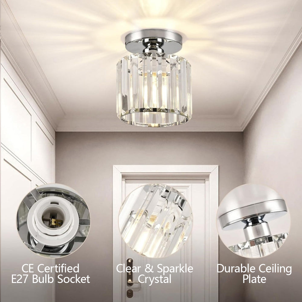Flush Mount Ceiling Light 1-Light Modern Design-Lighting > Ceiling Lights-casanuva-casanuva