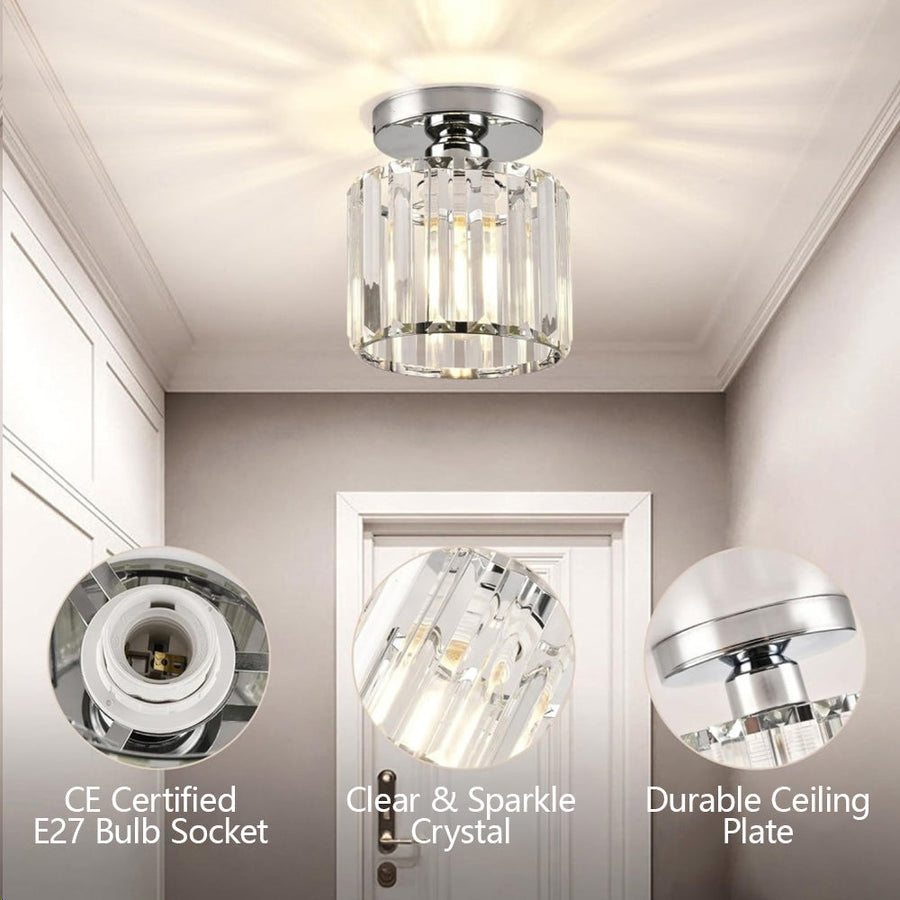 Flush Mount Ceiling Light 1-Light Modern Design-Lighting > Ceiling Lights-casanuva-casanuva