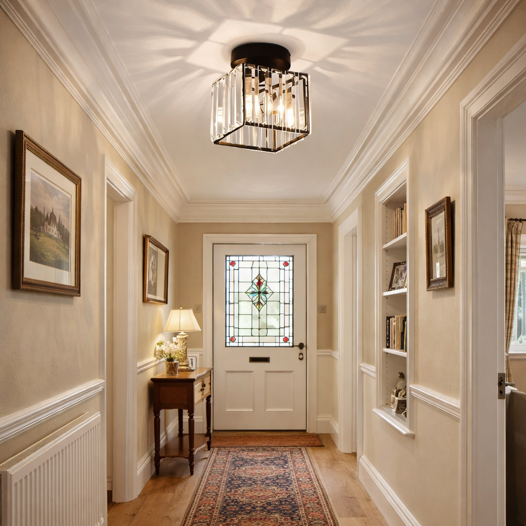 Flush Mount Ceiling Light 1-Light Modern Design-Lighting > Ceiling Lights-casanuva-casanuva