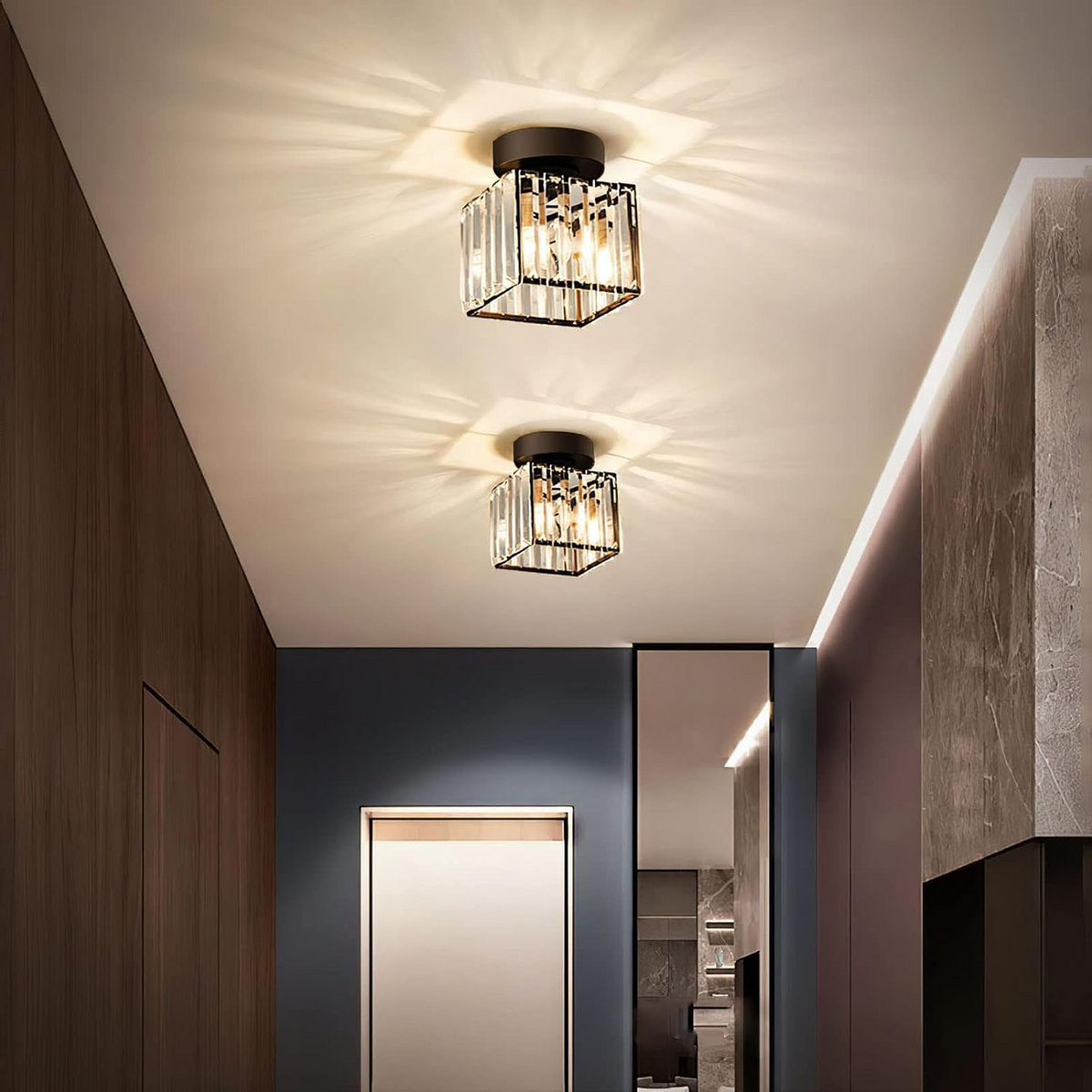Flush Mount Ceiling Light 1-Light Modern Design-Lighting > Ceiling Lights-casanuva-casanuva