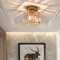 Flush Mount Ceiling Light 1-Light Modern Design-Lighting > Ceiling Lights-casanuva-Gold-Square(D13*17CM)-1 Piece-casanuva
