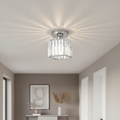 Flush Mount Ceiling Light 1-Light Modern Design-Lighting > Ceiling Lights-casanuva-Silver-Square(D13*17cm)-1 Piece-casanuva