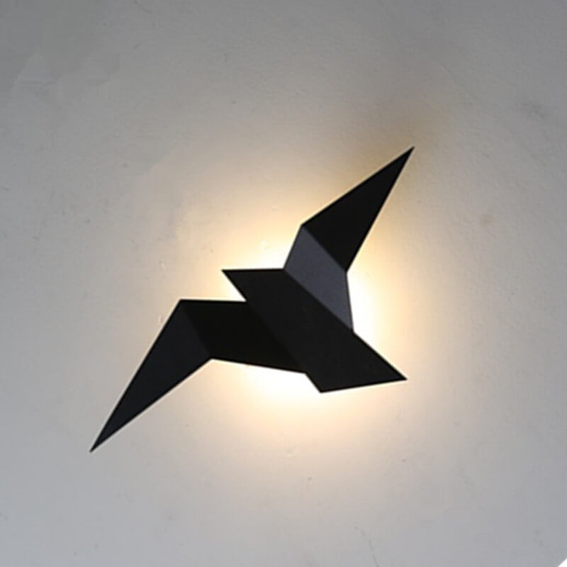 Flying Bird Metal LED Wall Sconce Light-Lighting > Wall Lights-casanuva-Black-Neutral Light (4000K)-220V-240V-casanuva